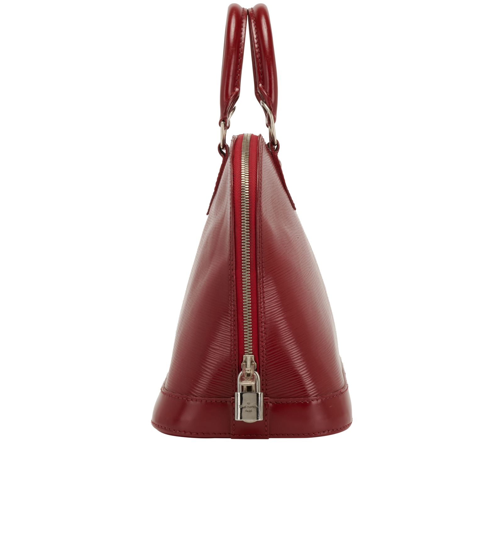 Alma PM, &pound;720, Handbags, Red, Leather, Side view